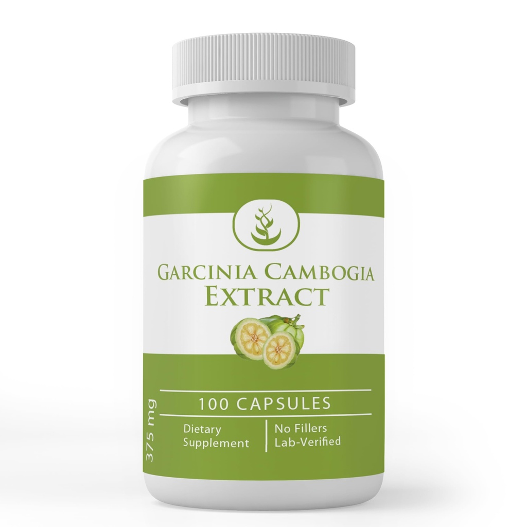 PURE ORIGINAL INGREDIENTS Garcinia Cambogia, (100 Kapseln) Immer rein, keine Zusatzstoffe oder Füllstoffe, Lab Verifiziert