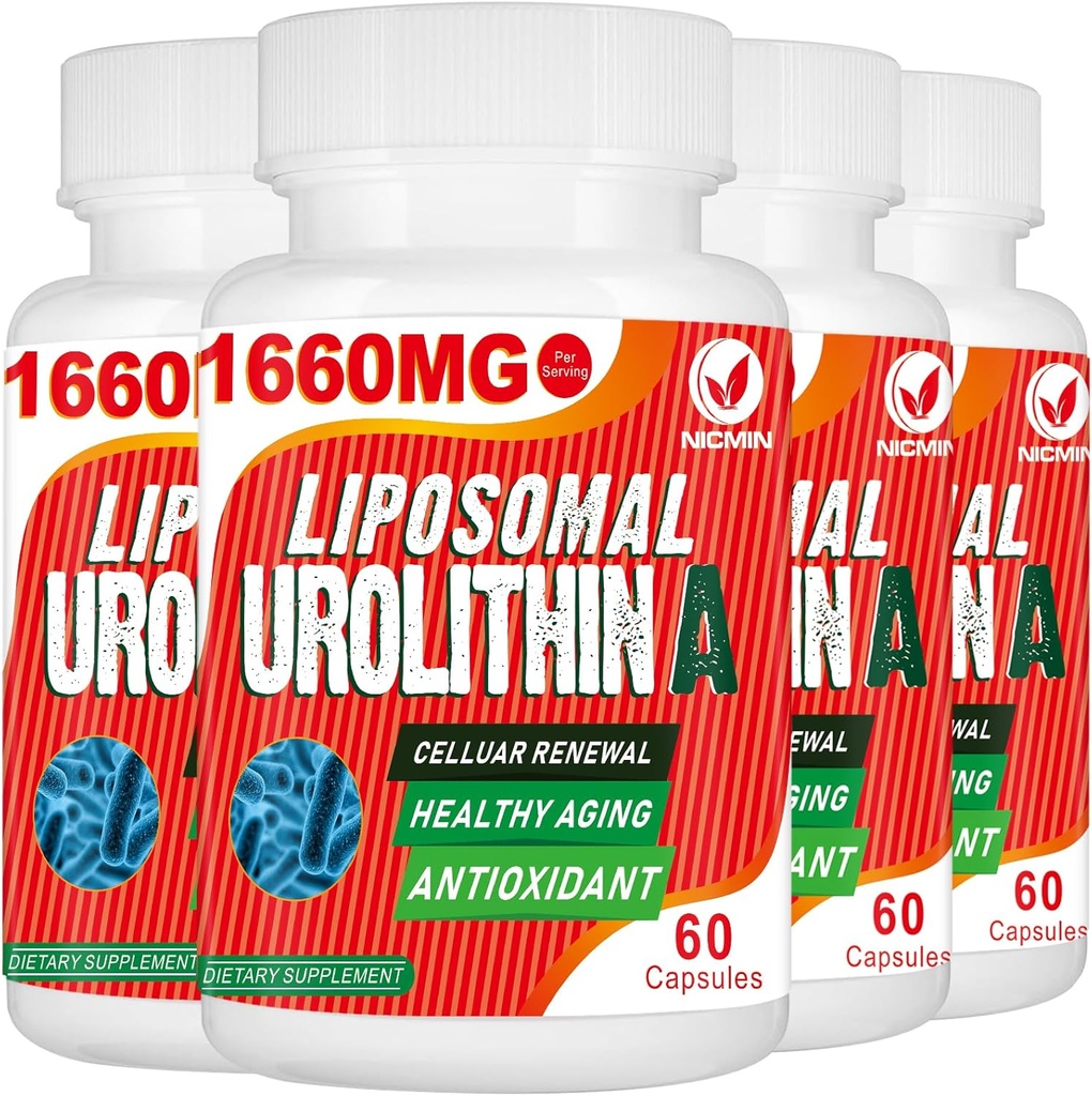 1660MG Urolithin A Supplement - Liposomal Urolithin 240 Kapseln