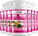 GreeNatr Herbal Menopause Support-Komplex für heiße Flashes, Nacht Sweats & Mood Swings Relief. Fördert Balanced Hormon Levels - Black Cohosh, Dong Quai, Licorice Root & Kelp Blätter (12 Flaschen)