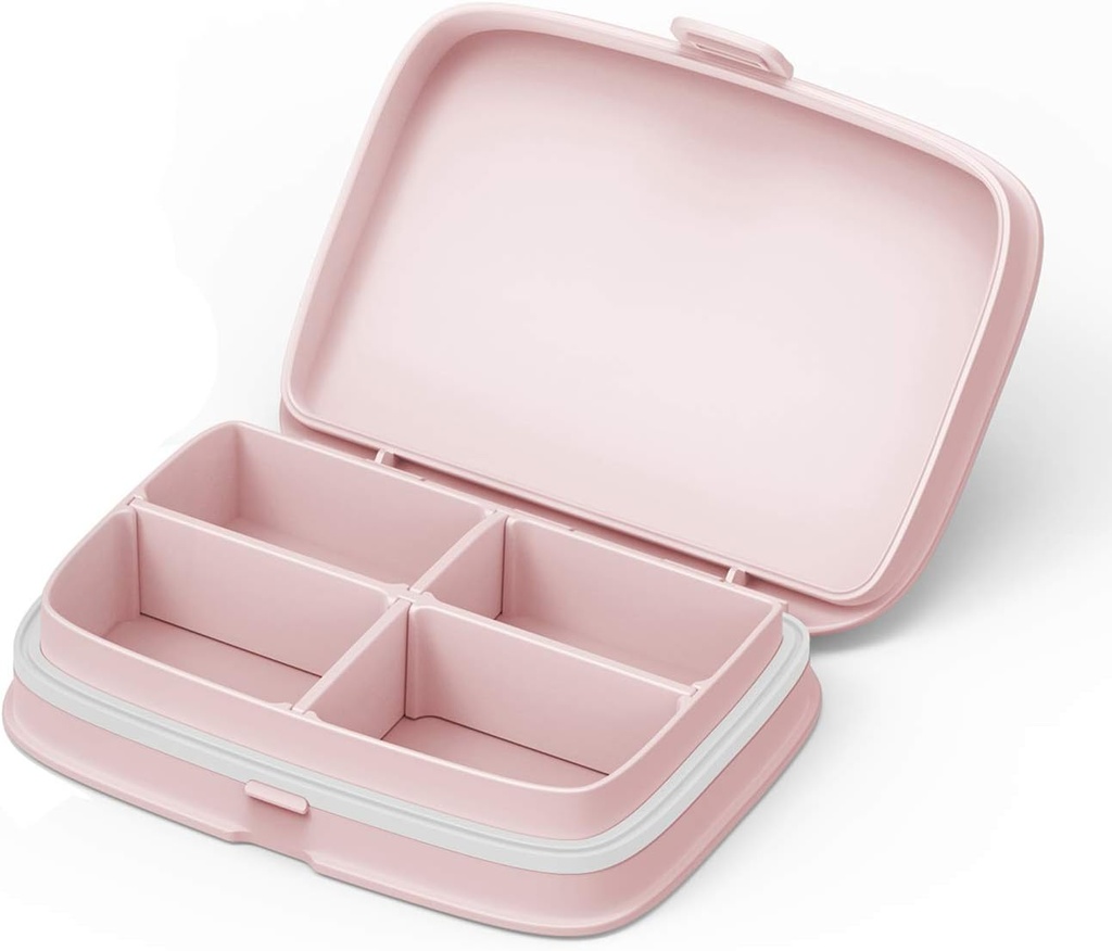 Slim Pille Case - Tragbare Pille Organizer mit abnehmbaren Komponenten - Leckere Pillenhalter für tägliche Medikamente