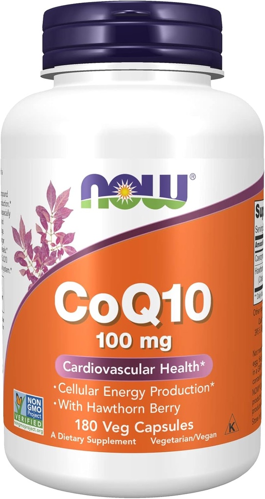CoQ10 mit Hawthorn Berry Vegetarian, 100 mg, von Jetzt Foods