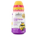 Enfants de Zarbee Daytime Honey Cough Sirop + Immune pour les enfants 2+, Cough Sirop avec du miel noir apaisant, de vraies baies âgées, vitamine D & zinc, sans drogue et sans alcool, baie mixte, 4 fl. oz