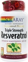 Solaray Triple Strength Resveratrol - 225 mg - 60 Vegetarische Kapseln