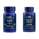 Life Extension Super Ubiquinol CoQ10 mit Enhanced Mitochondrial Support & Vitamine D und K mit Sea-Iodine, Vitamin D3