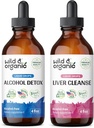 Tintura di disintossicazione di alcool biologico 4 fl oz & Liver Cleaner Tincture 4 fl oz