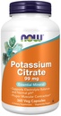 MAINTENANT Aliments, Citrate de potassium 99 mg, soutient l'équilibre électrolytique et le pH normal*, Minéral essentiel, 360 gélules