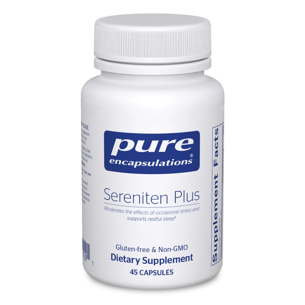 Pure Encapsulations Sereniten Plus | Unterstützung für gelegentlichen Stress und erholsamen Schlaf* | 45 Kapseln