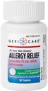 GeriCare Loratadine 10mg Non-Drowsy 24-Hour Allergy Relief, Antihistamine Allergy/Sinus Support Tablets for Runny Nose, Sneezing, Itchy, 30 Count, 1 Pack.