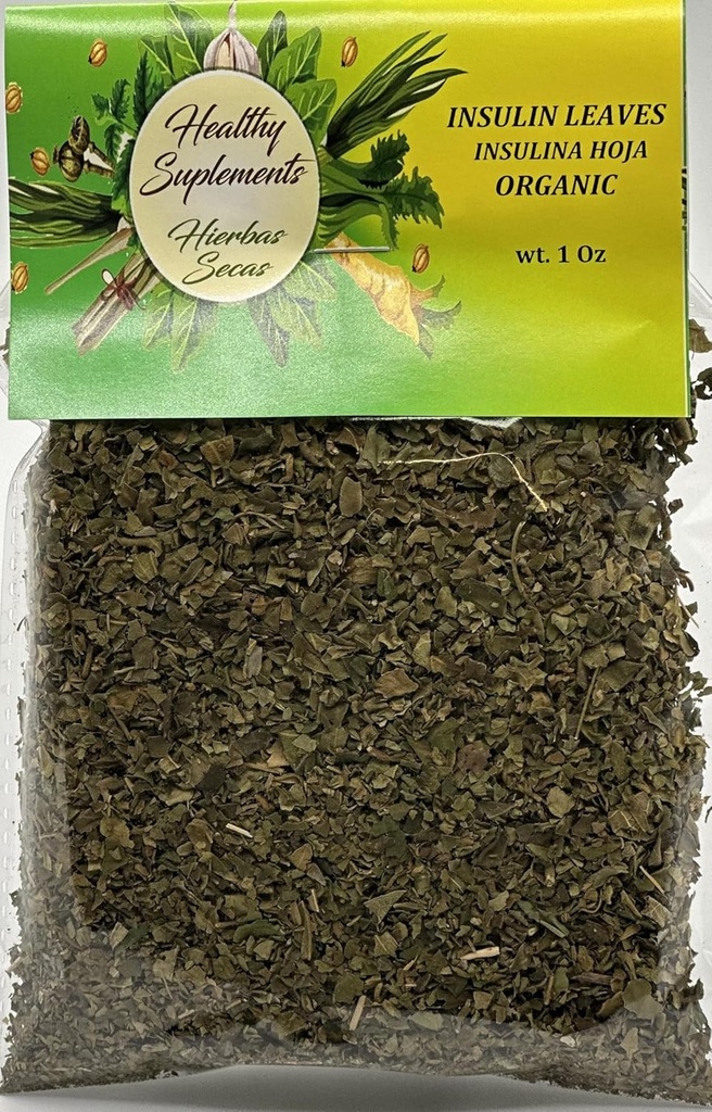 Insulina Hoja Organica 1 onz + 1 Extra Tasche Insulin Blätter Bio 1 onz