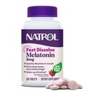 Natrol Melatonin 5mg compresse dissolve veloci, integratori di sostegno del sonno per adulti, aroma di fragola, 200 compresse, fino a 200 giorni di alimentazione