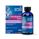 Bliss Baby Multivitamin + Iron, Vitamine essenziali quotidiane per il supporto immunitario, Crescita sana e sviluppo di ossa*, Età 2 mesi+, 30 ml, Liquido