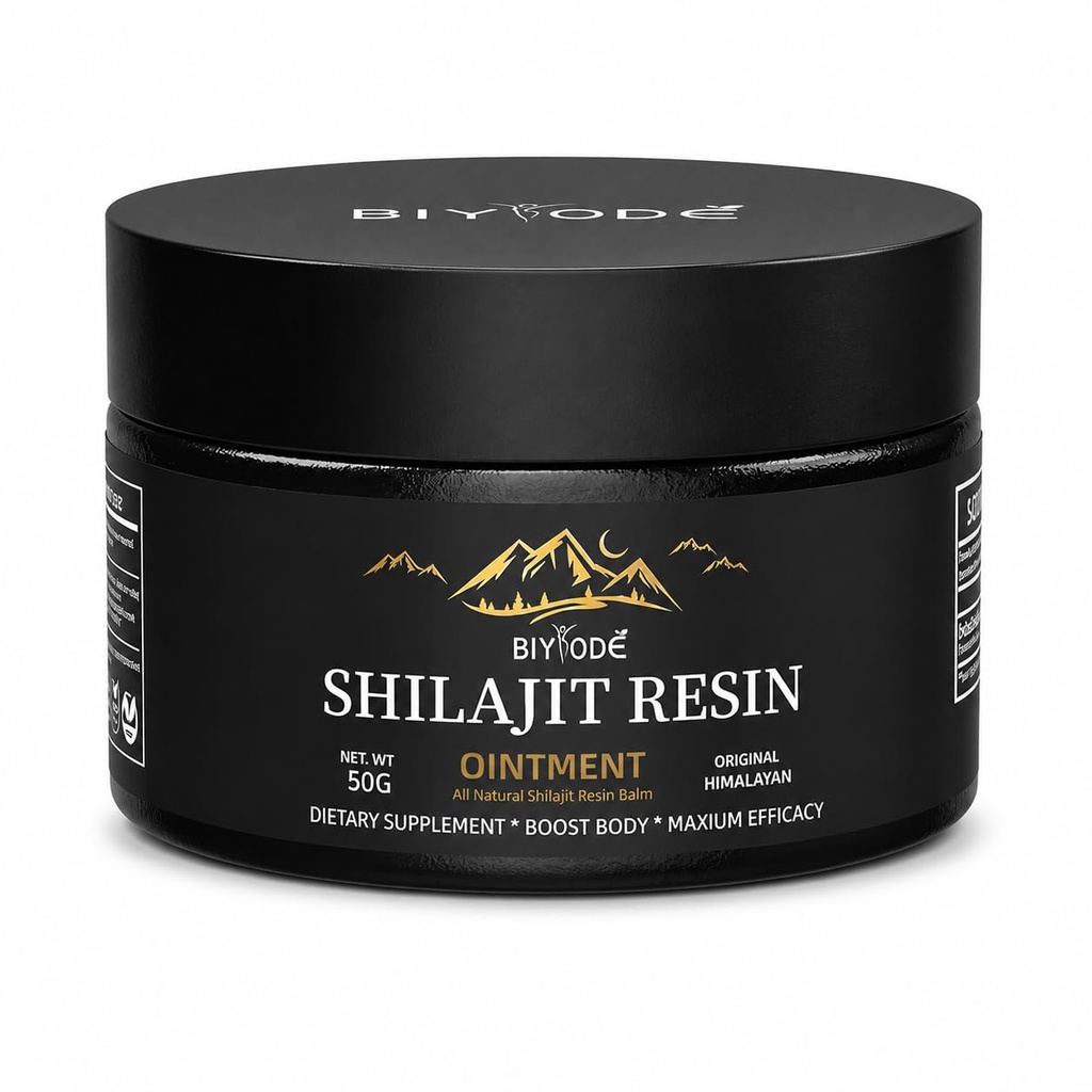 Himalayan puro Shilajit Resina 600mg 100 Serve con acido Fulvic & 85+ minerali Trace Vegan Non OGM Integratore di energia per gli uomini e le donne Antica formula ayurvedica