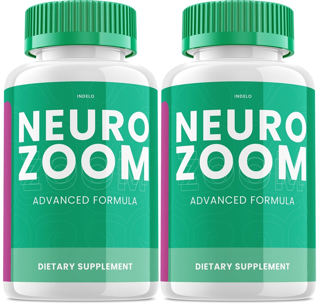 (2 Pack) Neuro Zoom Brain Boost Supplemento, Neuro Zoom Advanced Memory Support Formula, Neuro Zoom Pills Nootropic per ridurre Cervello, Neuro Zoom per aumentare la memoria, NeuroZoom Recensioni (120 capsule)