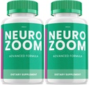 (2 Pack) Neuro Zoom Brain Boost Supplemento, Neuro Zoom Advanced Memory Support Formula, Neuro Zoom Pills Nootropic per ridurre Cervello, Neuro Zoom per aumentare la memoria, NeuroZoom Recensioni (120 capsule)