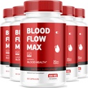 LIVORKA (5 packs de flux sanguin Max, capsules de flux sanguin Max, soutien du flux sanguin Max, BloodFlow Max, capsules de flux sanguin pour le mieux-être général, pilules de flux sanguin Max, 150 capsules pendant 5 mois