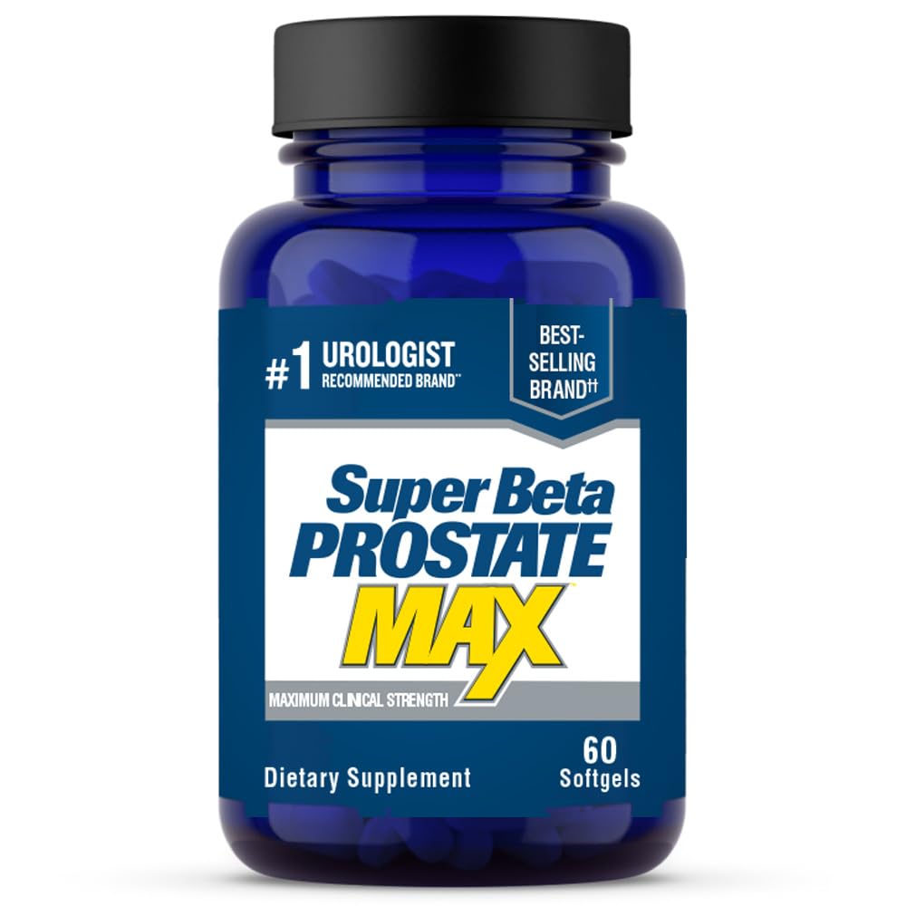 SUPER BETA PROSTATE Max - Advanced Saw Palmetto Prostate Support Supplement für Männer Gesundheit, 60ct