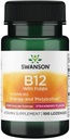 Swanson Vitamine B-12 Lozenges 1000 mcg 100 Lozenges