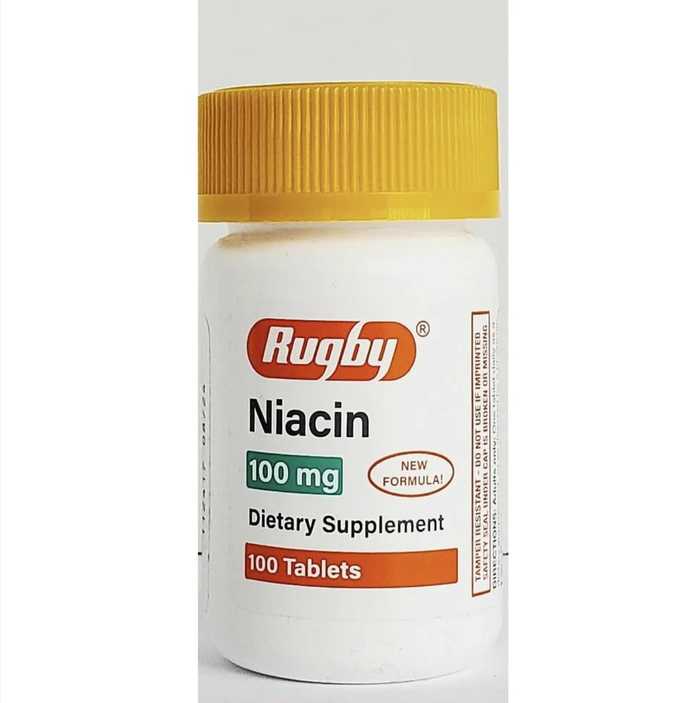 Special Pack of 5 -NIACIN TAB 100MG Rugby 100TB Watson Labs, INC (PSI) NO Post