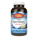 Carlson - Super Omega-3 Gems, 1200 mg Omega-3s, Herz-Kreislauf-Unterstützung, Gehirnfunktion & Vision Gesundheit, Norwegische, 180 weiche Gele
