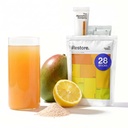 La società di assorbimento Electrolyte Powder Packets - Workout Recovery & Hydration Drink Mix con Glutathione Liposomal, Vitamine C & Methylated B - Mango Lemonade (28 Sticks)