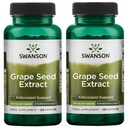 Extrait de graines de raisin de Swanson (normalisé) 50 Milligrammes 120 Capsules (2 Pack)