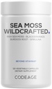 Codeage Raw Wildcrafted Irish Sea Moss Supplement, Spirulina Algae, Bladderwrack Seaweed, Burdock Root, Black Pepper, Vegan, Non-OGM, 120 Capsules