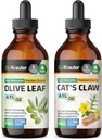 BIO KRAUTER Olivenblatt Tinktur 4 Fl. Oz. & Cat's Claw Tinktur 4 Fl. Oz.