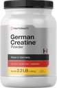 Horbäach Deutsches Kreatinpulver 1000g | Kreapure Monohydratpulver | Vegetarisch, Non-GMO und Glutenfreie Ergänzung | Fördert Kraft & Kraft