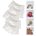 Sacs à pilules pour voyage en douceur - 24 sachets à pilules Zip pour médicaments, vitamines, collations et accessoires - plus gros 3,25 x 3,5" Taille