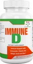 Spectra Vitamine Immune D Supplement Unterstützung mit Immunolin, Vitamin D3, Zink für Männer, Frauen Erwachsene und Senioren, Empfohlen für das Jahr Runde, 30 Kapseln,