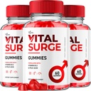 (3 Pack) Vital Surge Gummies, Vital Vita Surge Advanced Extra Strength Formula 1000MG Vigor Pump Integratore di Vitamina Uomo - Vitalsurge Vitasurge Tutti gli ingredienti naturali Deliziose Chews (180 Gummies)