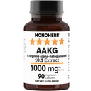 MONOHERB AAKG - L-Arginin Alpha-Ketoglutarat - 1000 mg - 90 Vegetarische Kapseln