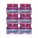 Capettes Sominex Nighttime Sleep-Aid, résistance maximale, 16 ea (paquet de 6)