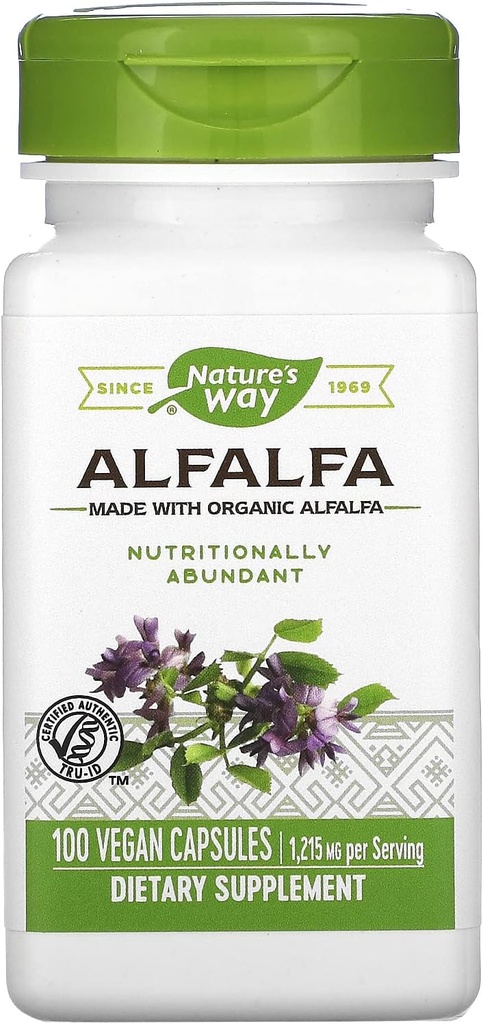 Natura Via Alfalfa Foglie -- 100 capsule
