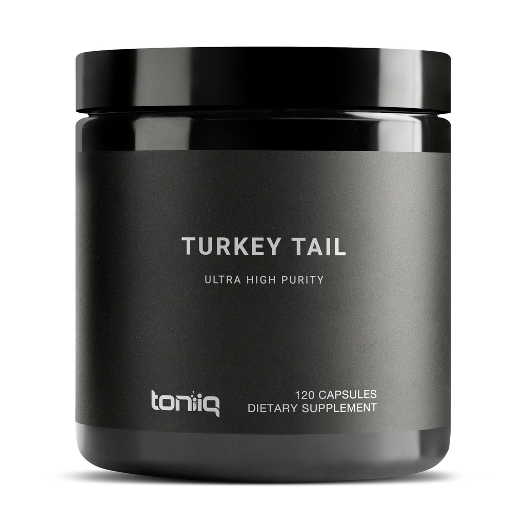 Türkei Tail Mushroom Kapseln - Ultra High Potency 10:1 Extrakt mit 30% Beta Glucans - hochkonzentriert - Third-Party Lab getestet - 120 Kapseln