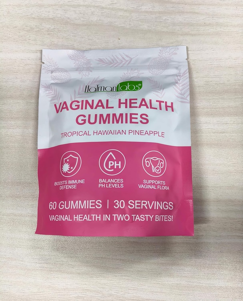 Vital Sourcing Feminine Balance Gummies, Vaginale Probiotika für Frauen, Ananasgummis, Revitalisieren Vaginale Gesundheit, Optimieren PH Balance - Probiotika für Verdauungsgesundheit
