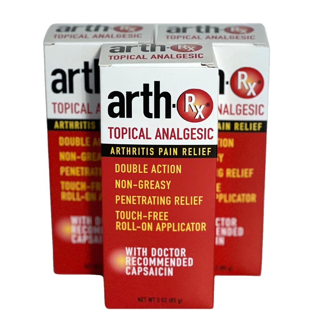 Topical Analgesic Pain Relief Roll-on mit Capsaicin für tief eindringende Schmerzlinderung, Warming Capsaicin für die Easing Schmerzen aus Arthritis und Muskeln Erfolge und Schmerzen, 9 Unze