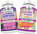 FRESH HEALTHCARE Elderberry Immununterstützung und Multi Collagen Peptide - Bundle