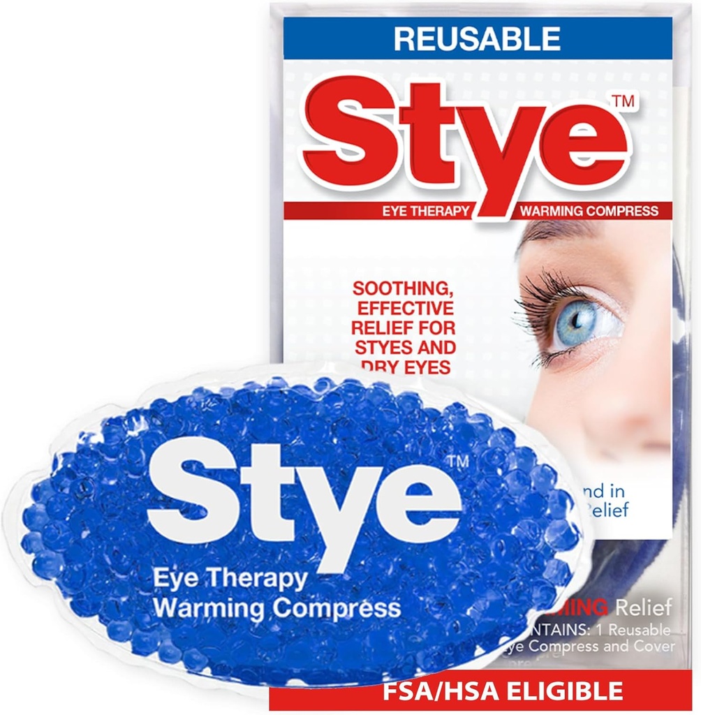 Stye Eye Therapy Wiederverwendbare Erwärmung Kompress, Relief für Styes und trockene Augen, wiederverwendbar