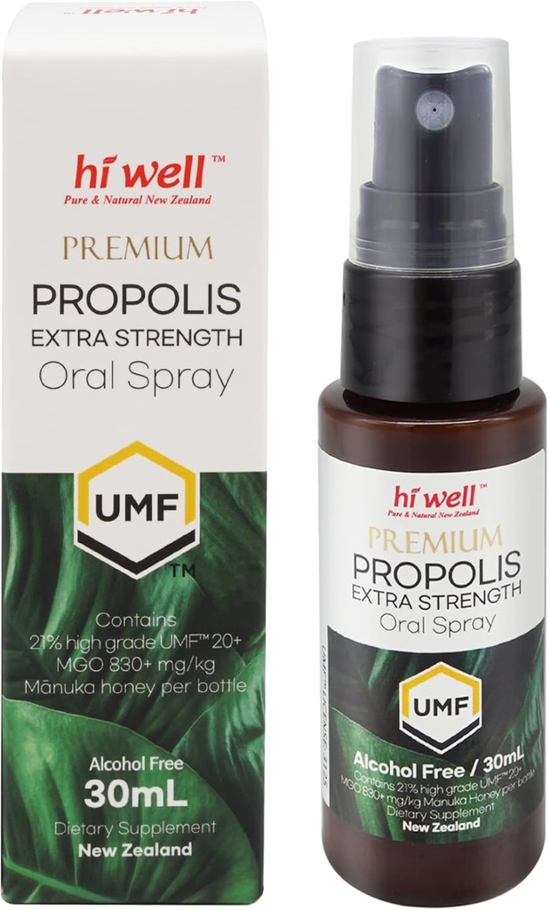 Hi Well Premium Propolis Extra Strength MGO 830+ Oral Spray 30ml
