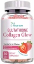 Générique Nature Glow Glutathion Collagen Glow Strawberry Flavor, 60 Gommies à croquer bio