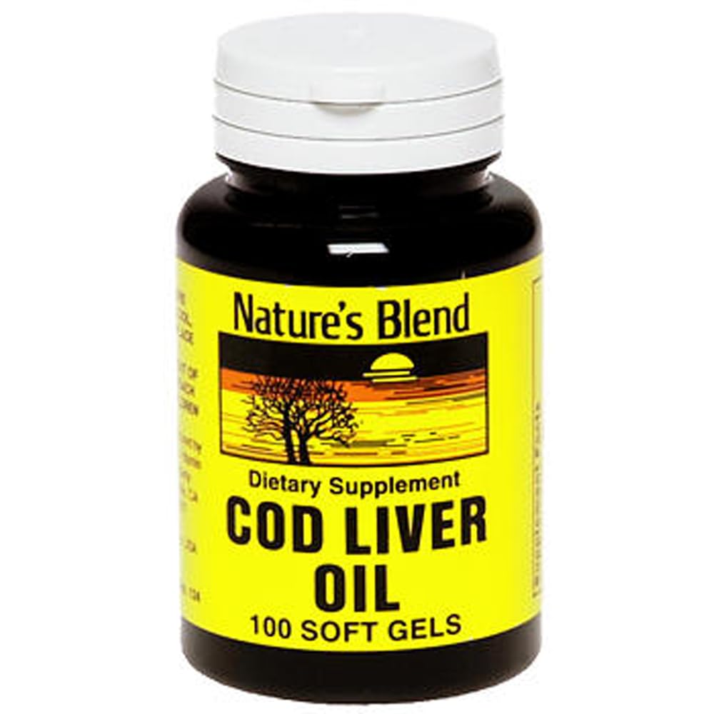 Huile de foie de morue mélangée 100 Softgels