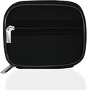 Serfeymi Weekly viaggio Pill Organizer caso per la borsa con rimovibile 7 giorni Pill Box, Fashionable Travel Medicine Organizer Pill Container per Medicina, Vitamina, Supplemento - Nero 01