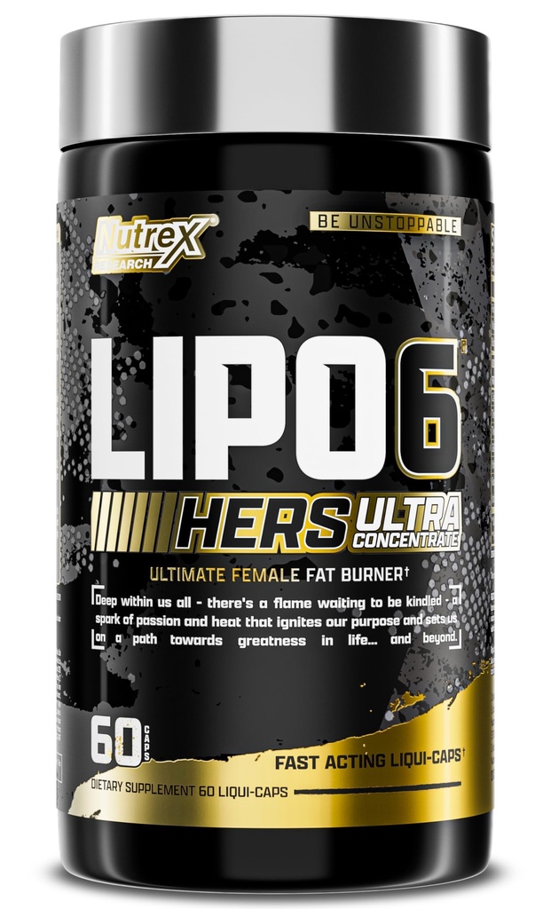 Recherche Nutrex Lipo-6 Black Hers Ultra Concentrate (Pills de perte de poids pour les femmes) Fat Burner, Suppresseur de l'appétit, Métabolisme Booster pour la perte de poids + cheveux, peau et ongles Soutien 60 pilules de régime