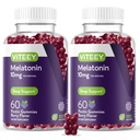 Viteey Melatonin Gummies 10mg - Gommie per adulti Melatonina ad alta resistenza - Vegan, OGM Free, Gluten Free - 120 Count