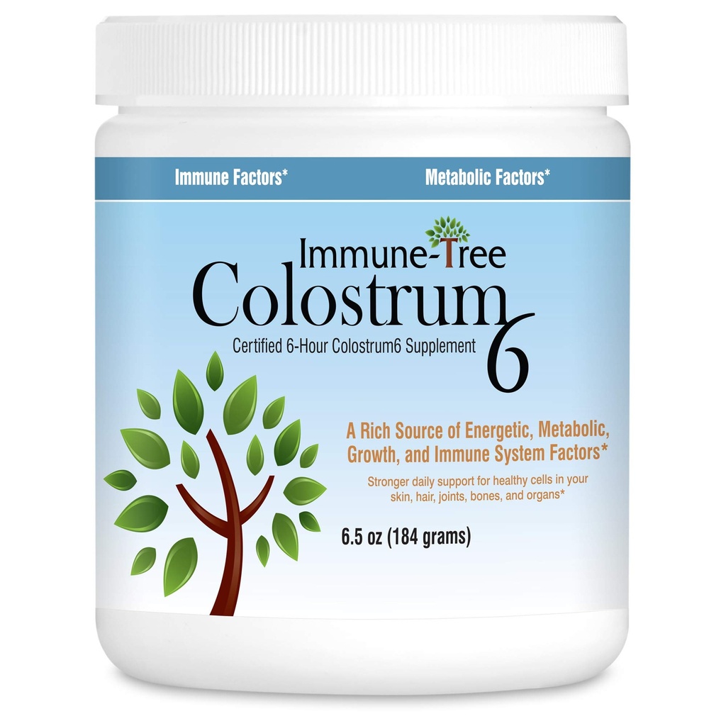 100% Bovine Colostrum Powder, 120 Servierungen, 6.5oz, Unterstützt Anti-Aging, Gesundes Immunsystem, Gut & Digestion, Muskel & Tissue, & Wellness, Made in USA from Grass Fed, Grade A Dairy Cows
