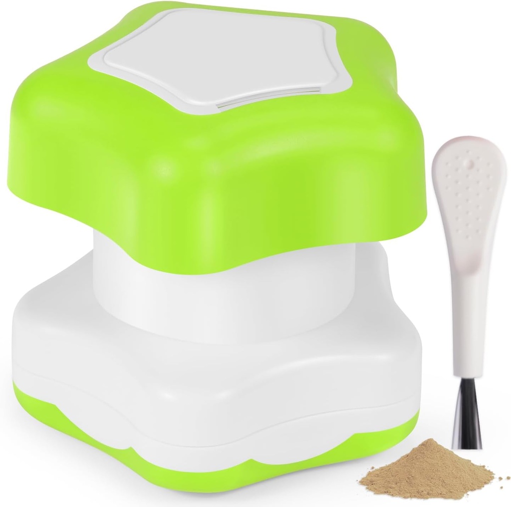 Johnbee Pill Crusher, Pill Grinder Fine Powder Extremely Fine. Lagerkompartment. Pill Crushers für Ältere, Familie und Haustiere. Silikon Kanten. Schleifen Sie mehrere Pillen auf einmal - Reinigungsbürste (Green)