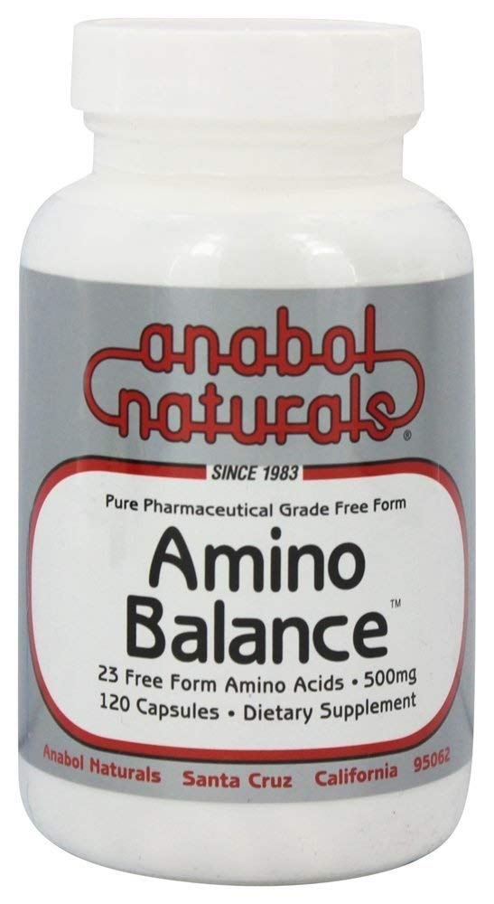 Amino Balance 120 caps, Integratore di Aminoacidi Energetici, Formula completa 23 Forma Amino Blend con BCAA, 9 Aminoacidi Essenziali, Glutamina, Arginina per Nutrizione Sportiva, Recupero Muscolare Post Workout