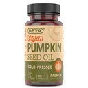 DEVA Nutrition Vegan Kürbis Seed Oil 500 mg, Kalt-Pressed & Unrefined - 90 Kapseln, 1-Pack