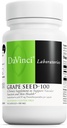 DAVINCI Labs Grape Seed-100 - Integratore alimentare per sostenere il sistema immunitario, la funzione vascolare e la pelle sana* - con 100 mg di estratto di semi di uva per porzione - senza glutine - 90 capsule vegetariane